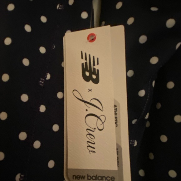 New Balance - J. Crew Colab! 💙🤍🙌 Long sleeve polka dot NEW - Picture 3 of 4
